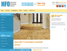 Tablet Screenshot of nationalflooringoutlet.com